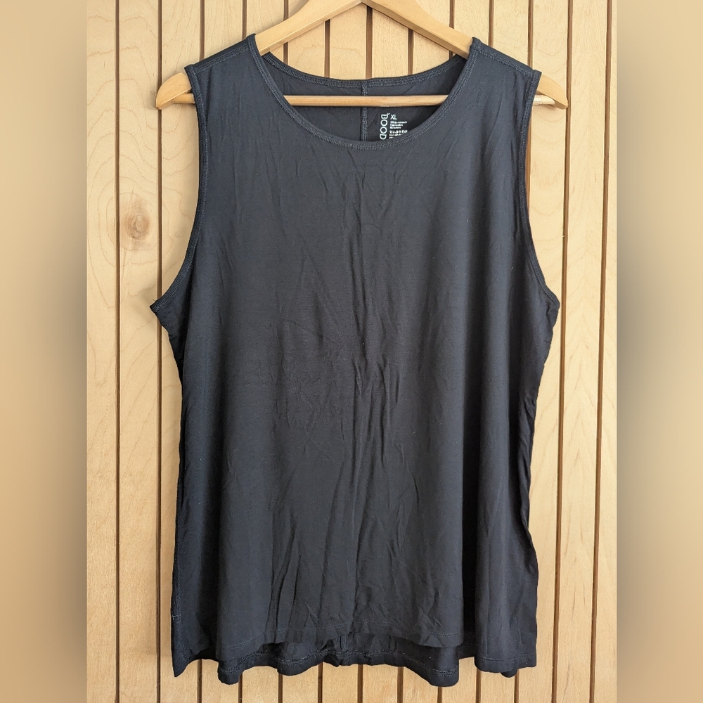 Boody Bamboo Classic Black Tank Top XL